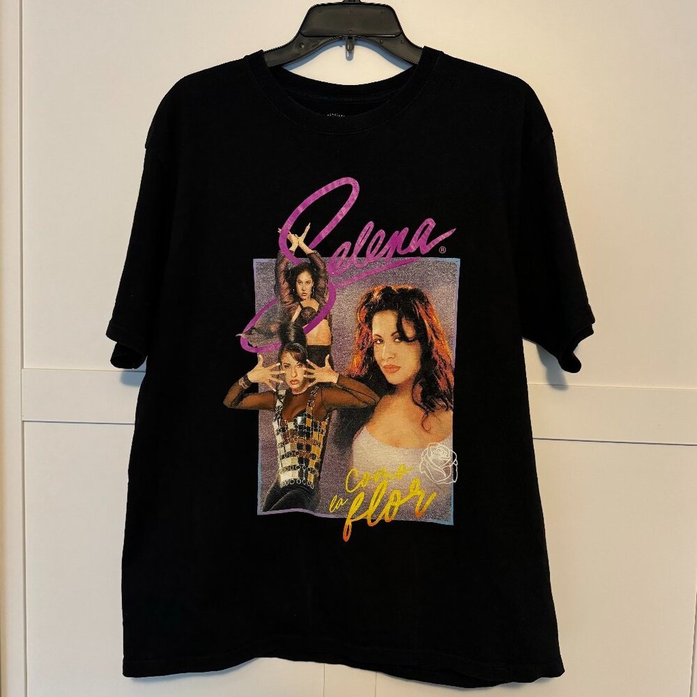 Official Selena Merchandise T-Shirt Large Black Y2K